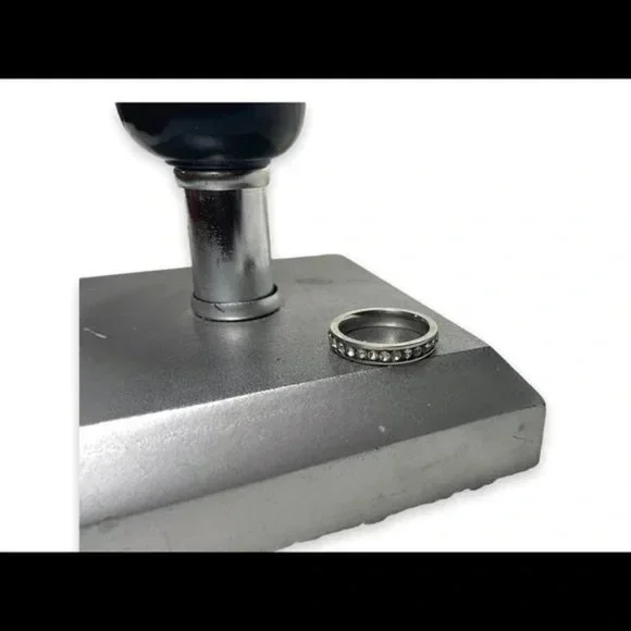 - Clear Crystal Channel Eternity Band - Picture 2 of 6